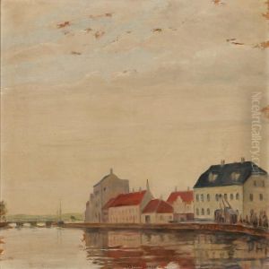 Harbour Scene From Randers, Denmark Harbour Scene From Randers, Denmark