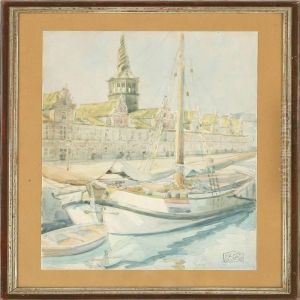 Canal Scene From Copenhagen