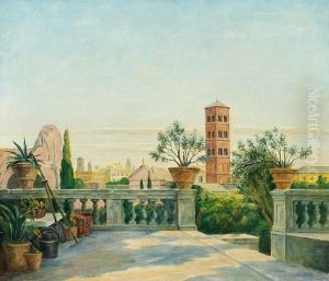 View Overlooking Roman Roof-tops