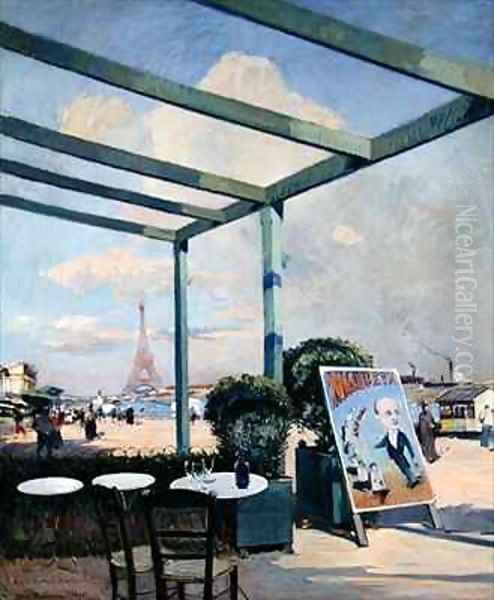 The River at Auteuil at Le Point du Jour - view 1