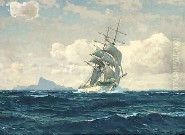 A windjammer in the Mediterranean - view 1