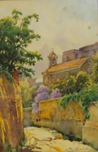 Med.: 46 X 31 Cm. <paisaje>. Fechada En 1935 by Lluis Roig Ensenat
