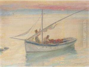 Sailing Boat On Calm Waters