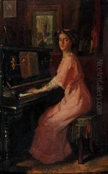 Girl At The Piano - view 1