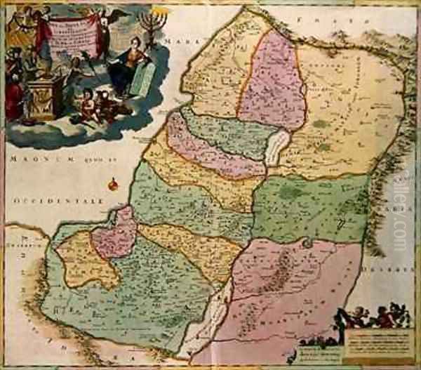 Map of the Holy Land - view 1