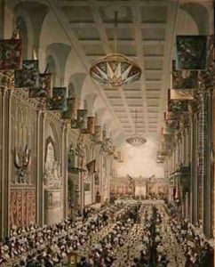 Royal Banquet Given to Her Majesty by the Corporation of London Lord Mayors Day by Thomas Dighton