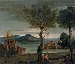 The Rest on the Flight into Eygpt by Domenico Zampieri (Domenichino)