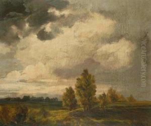 A Landscape Before A Storm by Viktor Rolin