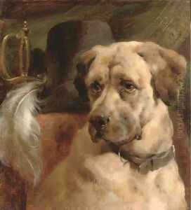 The head of a mastiff by Edwin Douglas