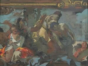 Mythological Figures After Tiepolo