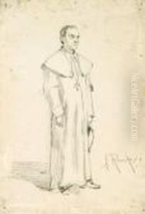 Ritratto Di Ecclesiastico by Anton Romako