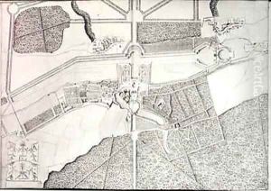 Plan of Chantilly by Desgotz