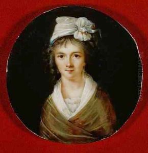 Portrait miniature believed to be of Claire Lacombe