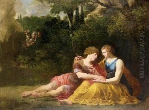 Rinaldo And Armida by Giovanni Francesco Romanelli