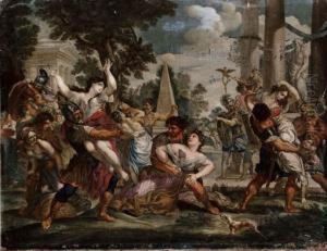 Il Ratto Delle Sabine by Giovanni Francesco Romanelli
