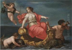 The Triumph Of Galatea by Giovanni Francesco Romanelli