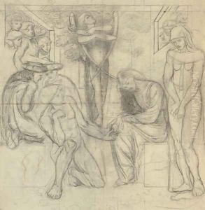 Michael Scott's Wooing by Henry Treffry Dunn