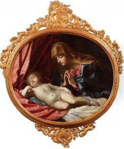 Madonna Col Bambino by Giovanni Francesco Romanelli