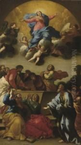 Assunzione Della Vergine by Giovanni Francesco Romanelli