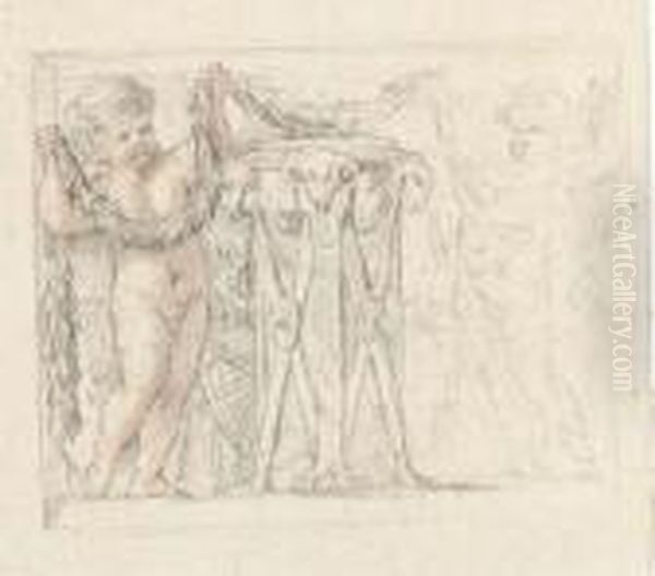 Red And Black Chalk - view 1
