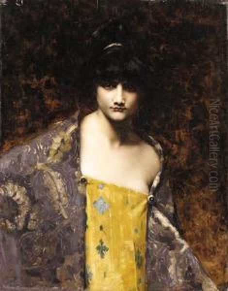 A Dark Haired Beauty - view 1