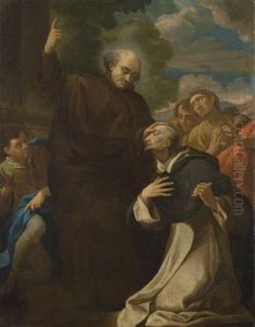 San Vincenzo Ferrer Entra A Lisbona (?) by Ettore Romano