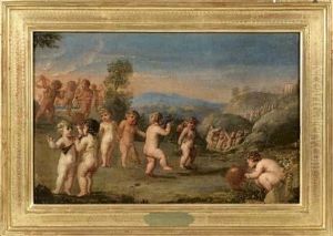 Corteo Di Putti by Ettore Romano