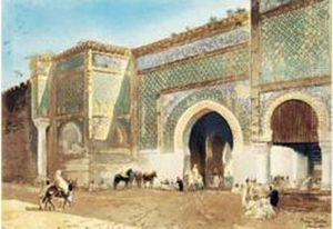 " Porte De Meknes, 1888 ". " Porte De Meknes, 1888 ".