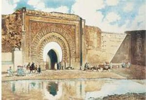 " Marrakech, Bab Agnaou (1895) ". " Marrakech, Bab Agnaou (1895) ".