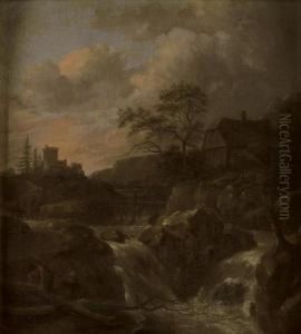 A Torrent In A Scandinavian Landscape