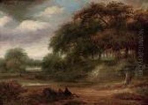 A Wooded River Landscape