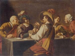 Card Players by Salomon Rombouts