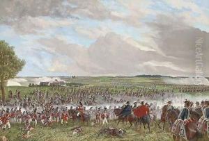 The battle of Waterloo by Joseph Emanuel Van Driesten