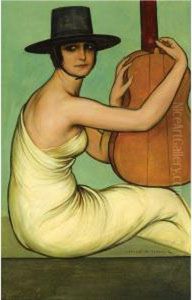 Dora La Cordobesa (dora The Cordoban) by Julio Romero De Torres