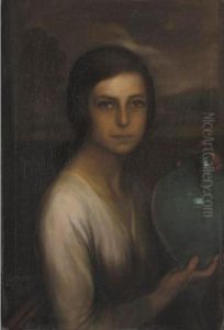 La Nina De Cordoba (the Girl From Cordoba) by Julio Romero De Torres