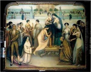 La Consagracion De La Copla by Julio Romero De Torres