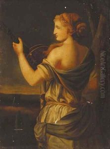 A personification of music by Jacques (Le Romain) Dumont