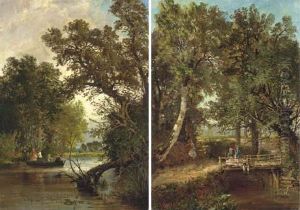 Boating; And Fishing: A Pair Of Works