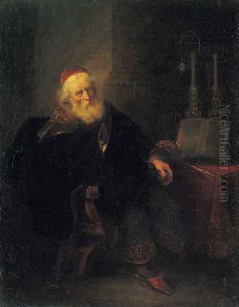 King David in contemplation - view 1