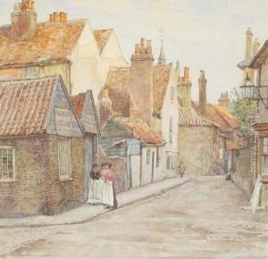 'a Vanished Corner Of Old Chiswick' - Thebottom Of Devonshire Road In 1896