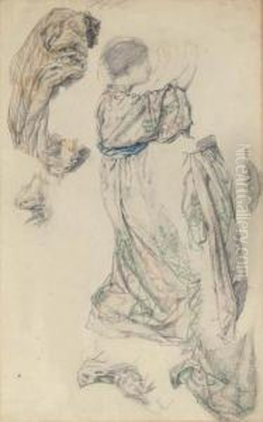 Studies Of A Female Figure - view 1