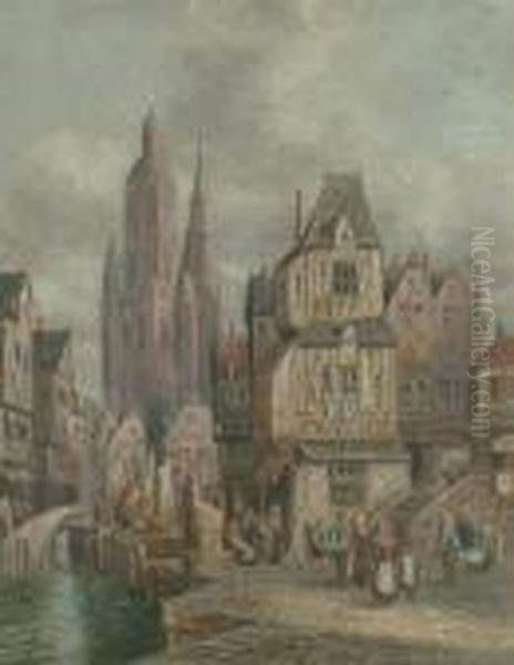 'coutances, Normandy'. - view 1