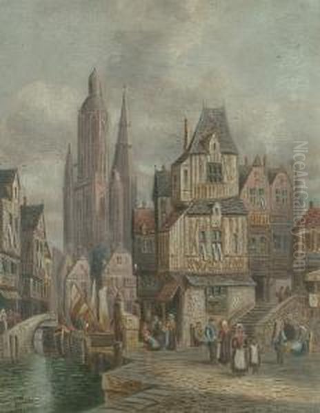 Coutances, Normandy - view 1