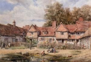 Cottages, Redcoats Green, 
Hertfordshire; Derelict Stables, Redcoats Green, Hertfordshire, A Pair