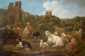 Gregge E Pastori Nella Campagna