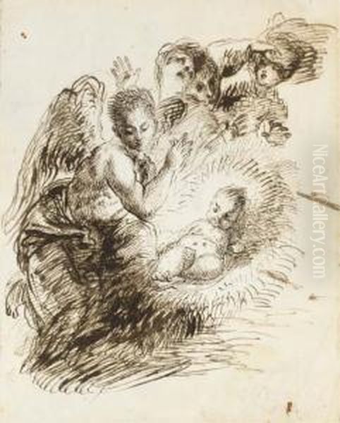 L'enfant Jesus Dans Sa Creche - view 1
