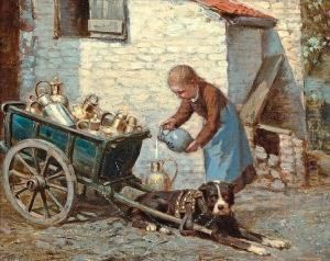 The Milk Cart by Albert Roosenboon