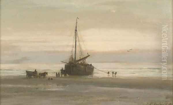 Bringing in the catch - view 1