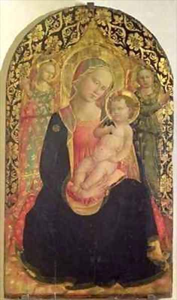 Madonna of Humility with two angels - view 1