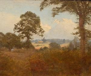 Wooded Landscape by George Thomas Rope